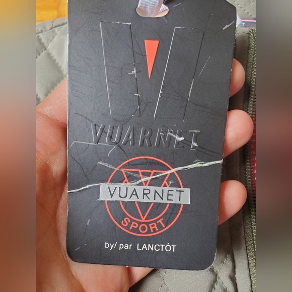 NWT Vuarnet Quilted Vest. Light green army. Size S. - Picture 10 of 12